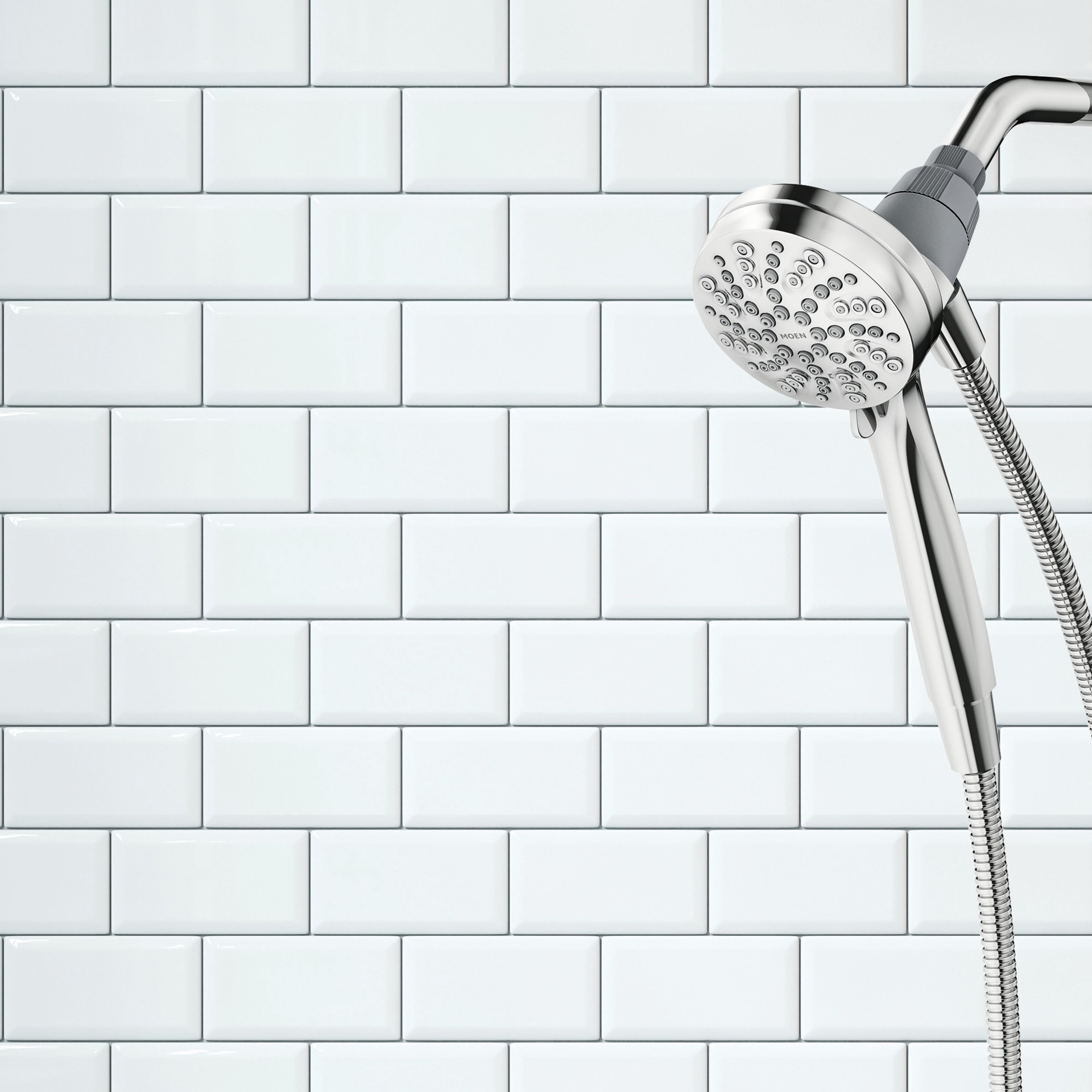 slide 6 of 6, Moen Magnetix Engage 6.0 -Spray Chrome 3.5-in Round Handheld Shower Head 1.75 GPM, 1 ct