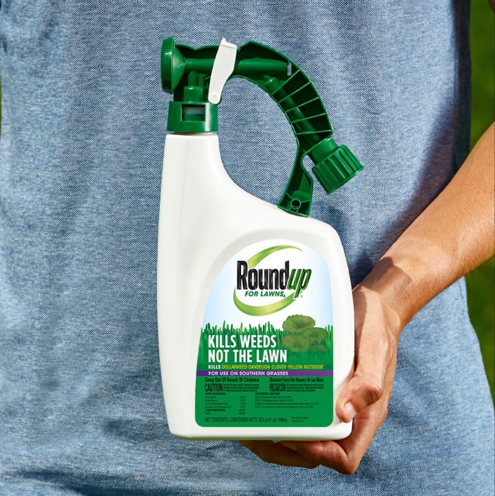 slide 2 of 6, Roundup For Lawns 32 -oz Hose end sprayer Lawn Weed Killer, 1 ct