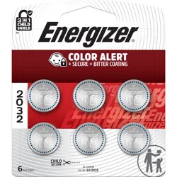 Energizer Lithium CR2032 Coin Batteries 6 -Pack