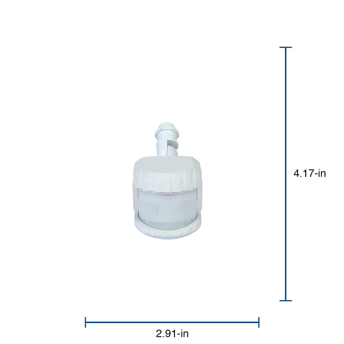 slide 5 of 6, Utilitech 240 -Degree White Wire-in Replacement Motion sensor and light sensor, 1 ct