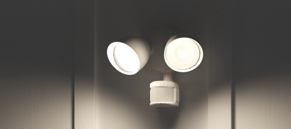 slide 6 of 6, Utilitech 240 -Degree White Wire-in Replacement Motion sensor and light sensor, 1 ct