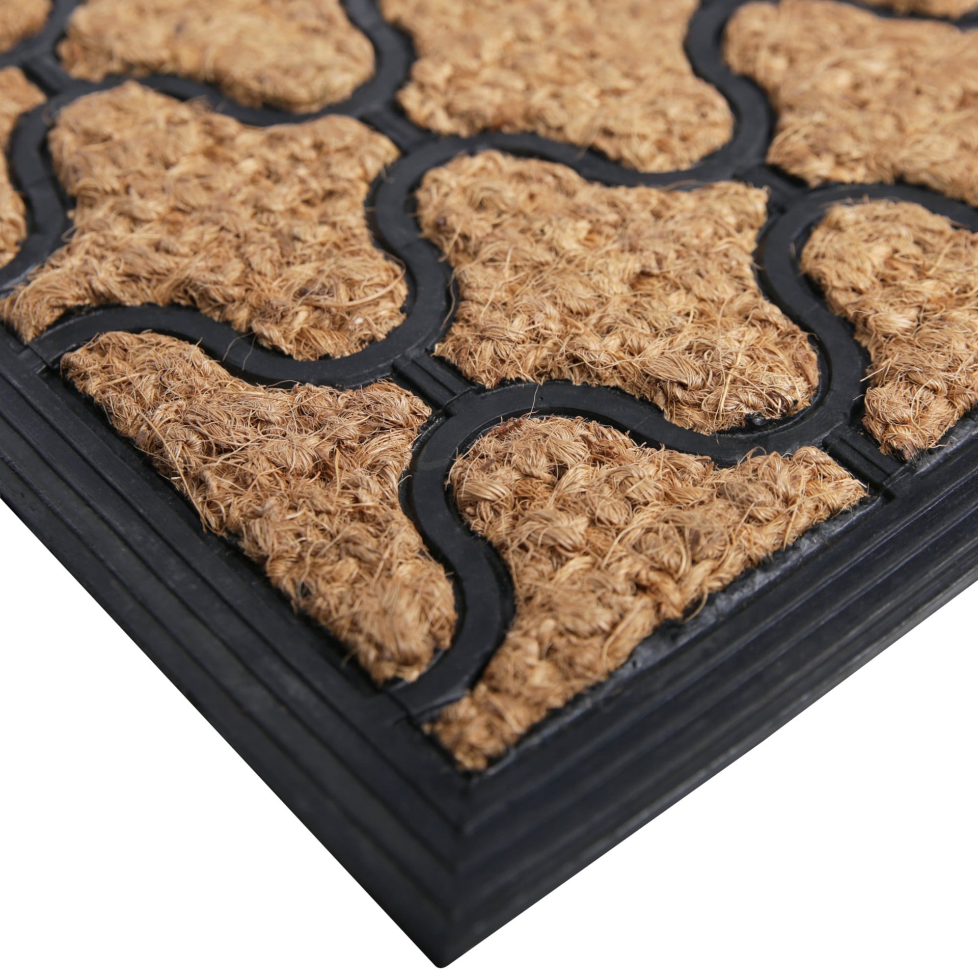 slide 3 of 6, Style Selections 17.75-in x 29.5-in Natural Non-Slip Grip Indoor Door Mat, 1 ct