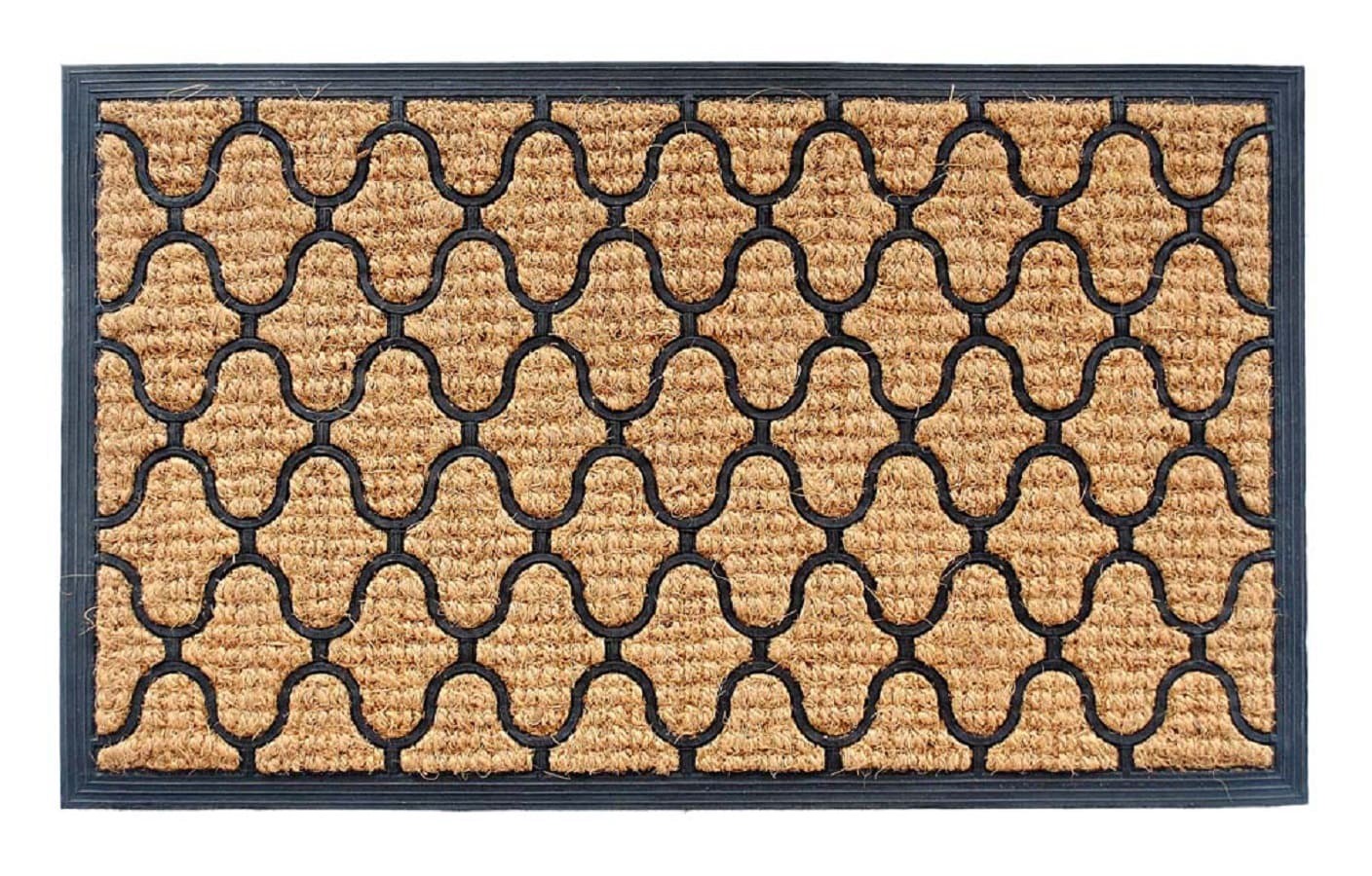 slide 5 of 6, Style Selections 17.75-in x 29.5-in Natural Non-Slip Grip Indoor Door Mat, 1 ct