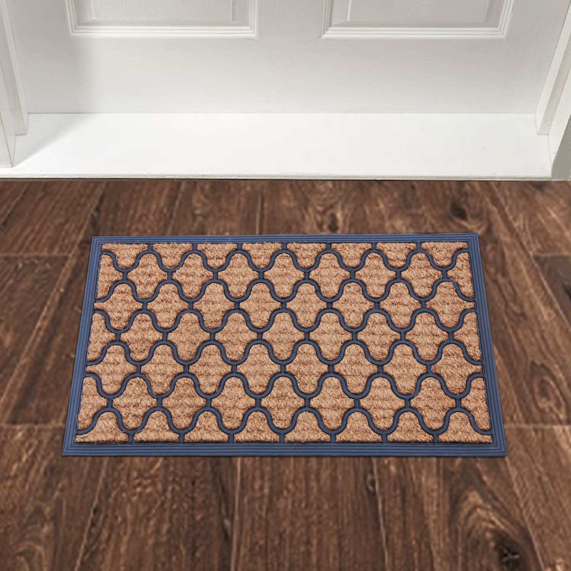 slide 6 of 6, Style Selections 17.75-in x 29.5-in Natural Non-Slip Grip Indoor Door Mat, 1 ct
