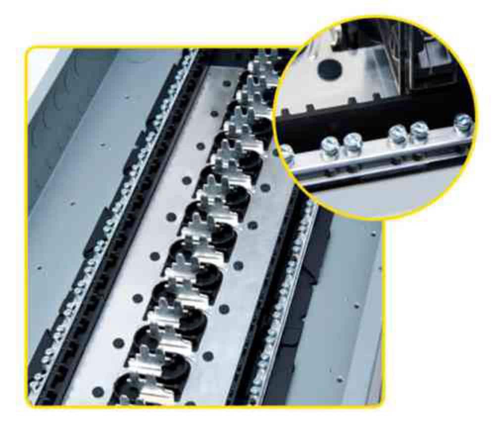 slide 4 of 6, Square D Homeline 125 -Amp 24 -Spaces 48 -Circuit Indoor Main Lug Plug-On Neutral Load Center, 1 ct
