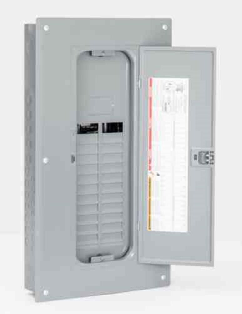 slide 5 of 6, Square D Homeline 125 -Amp 24 -Spaces 48 -Circuit Indoor Main Lug Plug-On Neutral Load Center, 1 ct