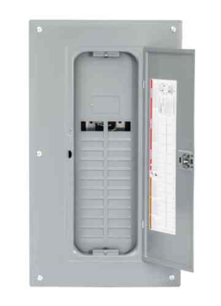 slide 6 of 6, Square D Homeline 125 -Amp 24 -Spaces 48 -Circuit Indoor Main Lug Plug-On Neutral Load Center, 1 ct