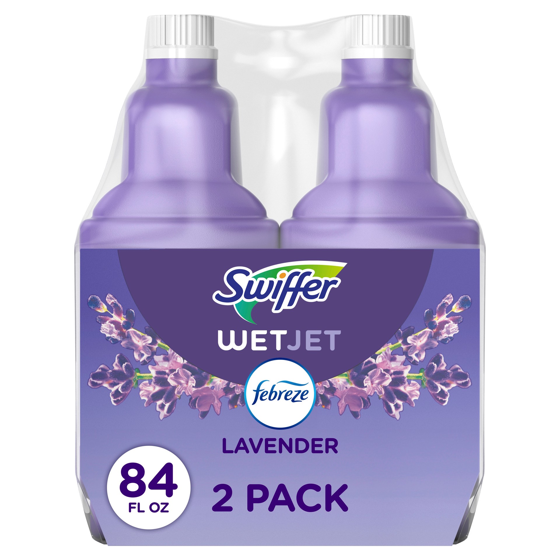 slide 1 of 6, Swiffer WetJet Refill Lavender Liquid Floor Cleaner 2 -Count, 1 ct