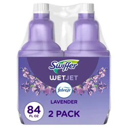 Swiffer WetJet Refill Lavender Floor Cleaner 2 -Count