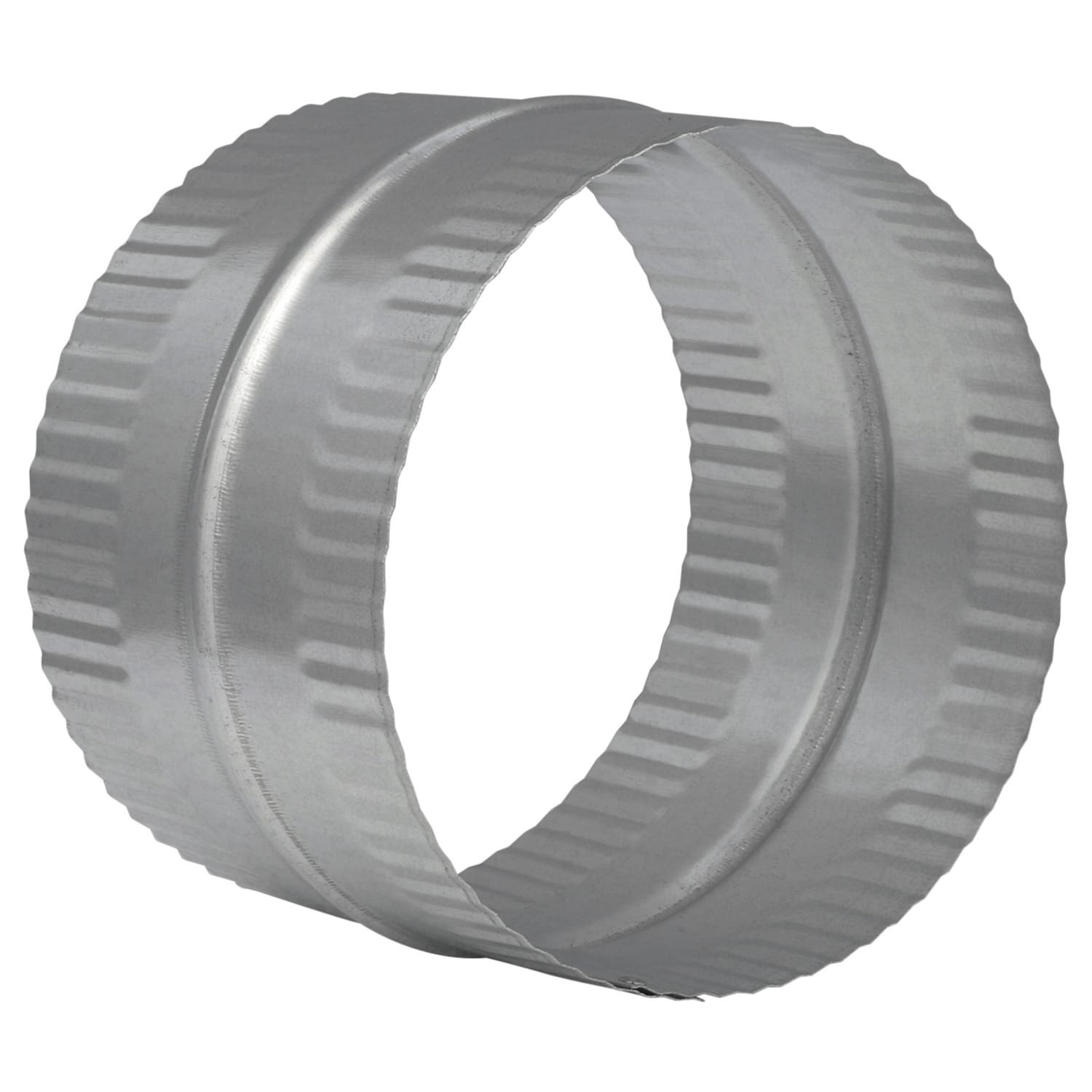 slide 3 of 6, IMPERIAL 6-in 30 Gauge Galvanized steel Round Flexible duct connector, 1 ct