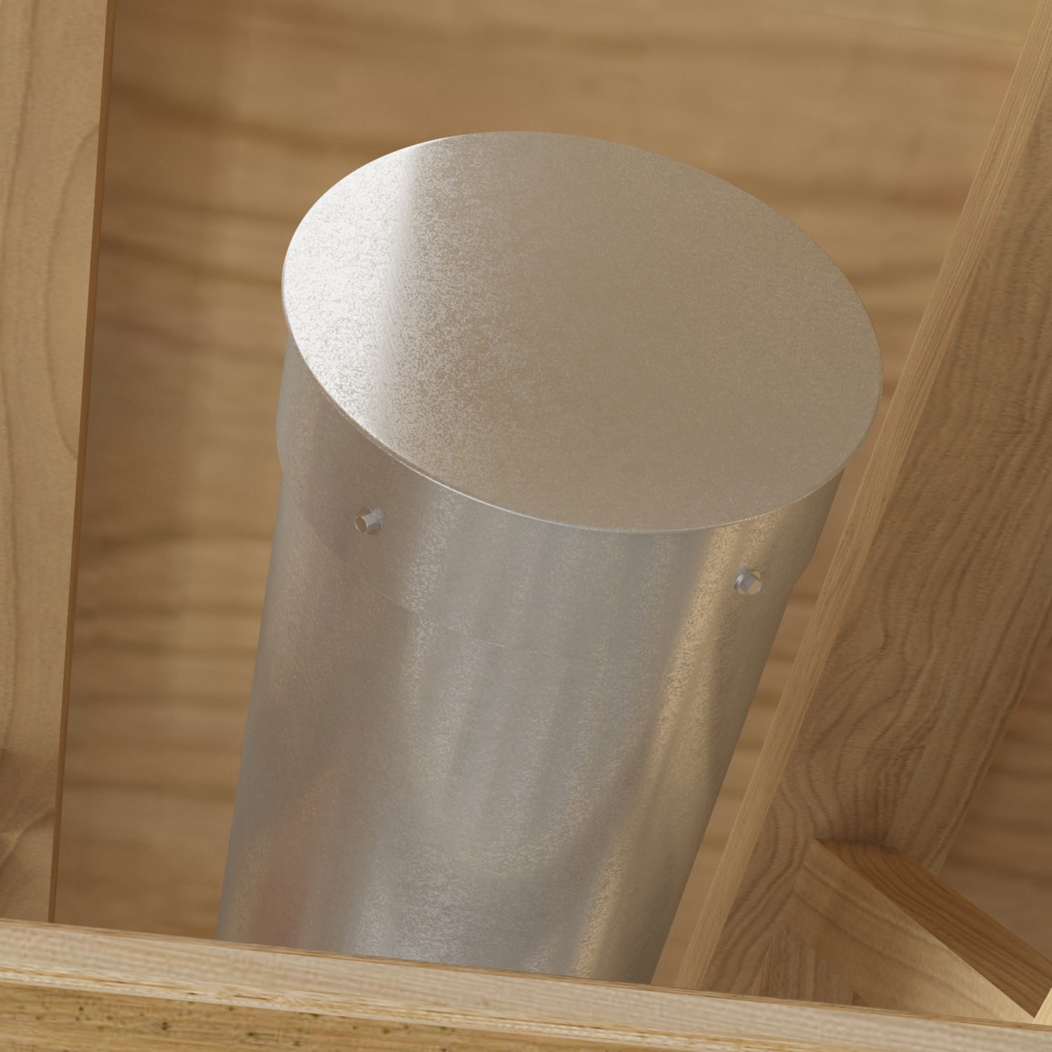 slide 4 of 6, IMPERIAL 8.25-in x 8.25-in Galvanized steel 8.0-in Dia Round Duct End Cap, 1 ct