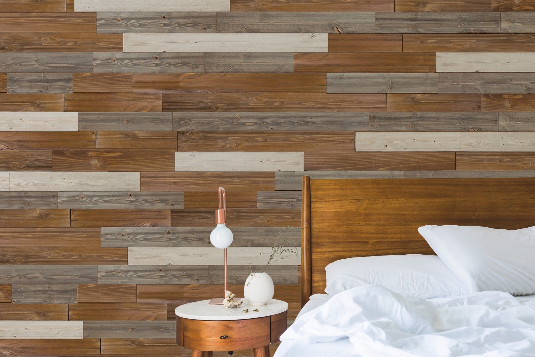 slide 4 of 6, Design Innovations 5-3/8-in x 4-ft Seasoned Wood Stained Pine Shiplap Wall Plank ( 10.5 -Pack , Covers 10.5-sq ft ), 1 ct