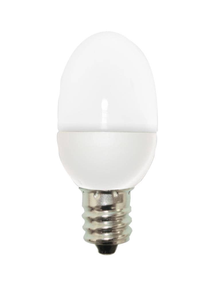 slide 3 of 6, GE 4 -Watt EQ C7 Soft white Mini candelabra base (E-11) LED Specialty Light Bulb 2 -Pack, 1 ct