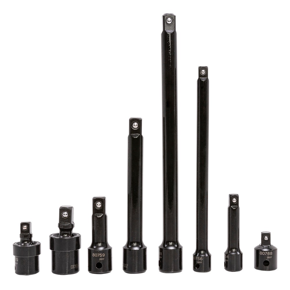 slide 2 of 6, Kobalt 8 -Piece Includes 3/8-in and 1/2-in drive impact accessories Impact Drive Accessory Set, 1 ct