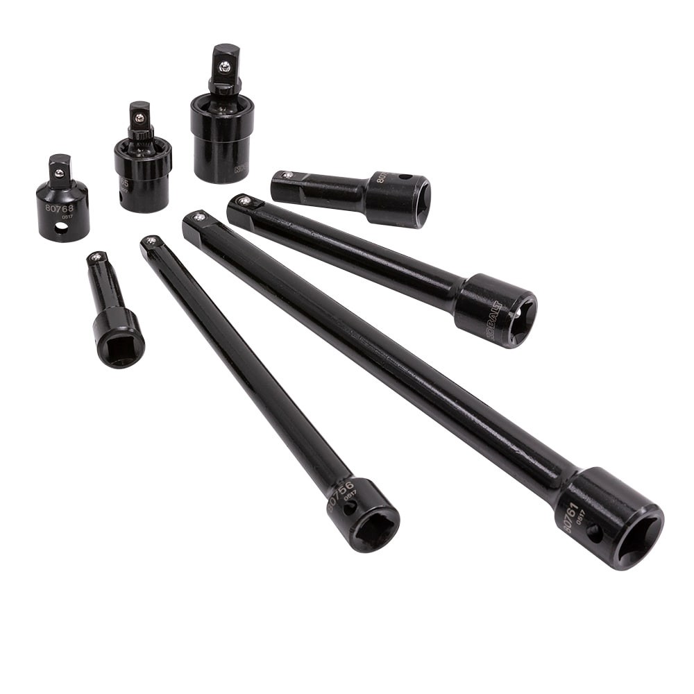 slide 3 of 6, Kobalt 8 -Piece Includes 3/8-in and 1/2-in drive impact accessories Impact Drive Accessory Set, 1 ct