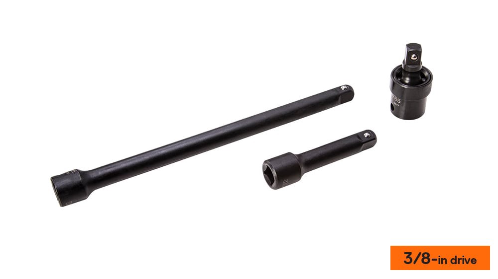 slide 4 of 6, Kobalt 8 -Piece Includes 3/8-in and 1/2-in drive impact accessories Impact Drive Accessory Set, 1 ct