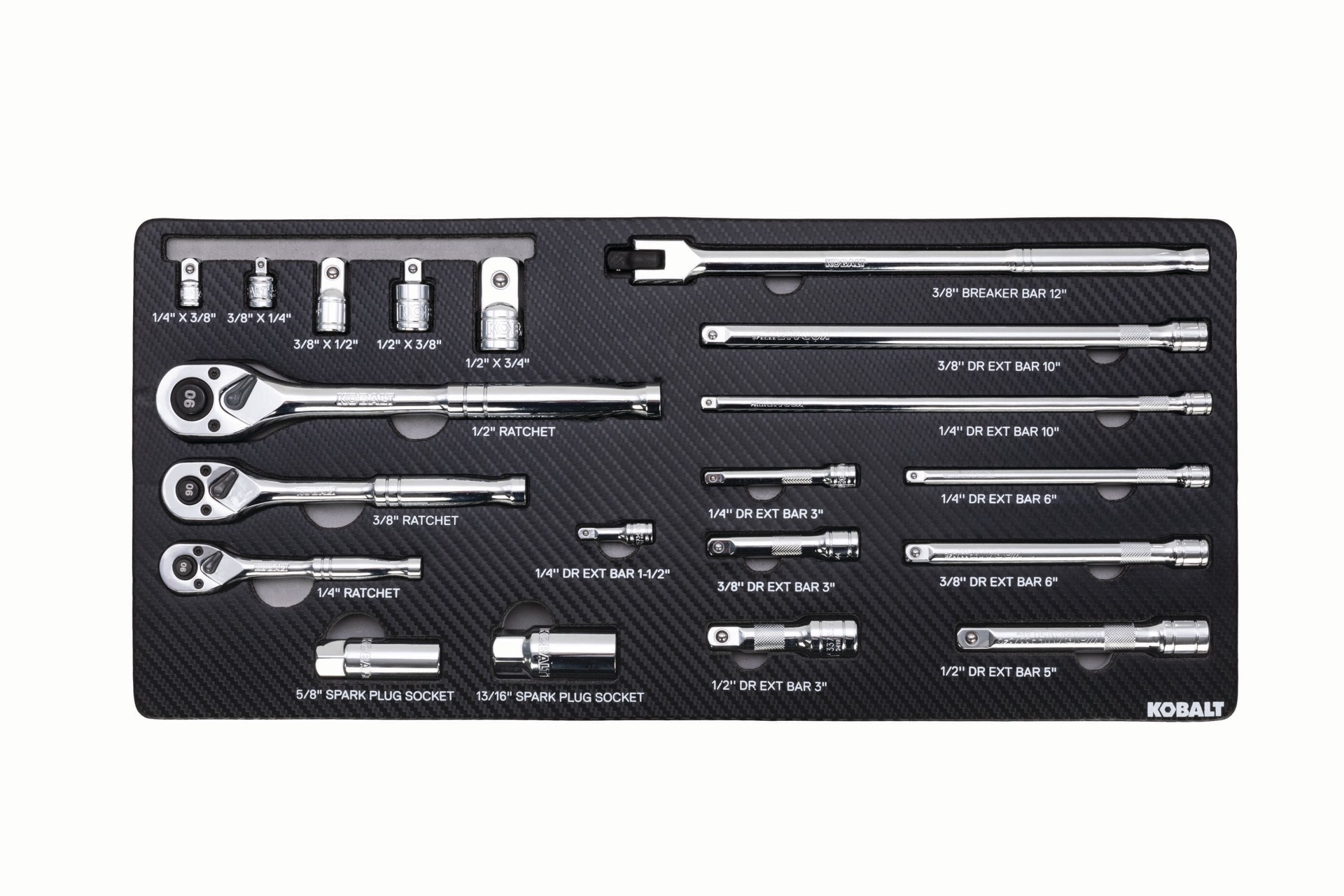 slide 4 of 6, Kobalt 300 -Piece Standard (SAE) and Metric Mechanics Tool Set (no case), 1 ct