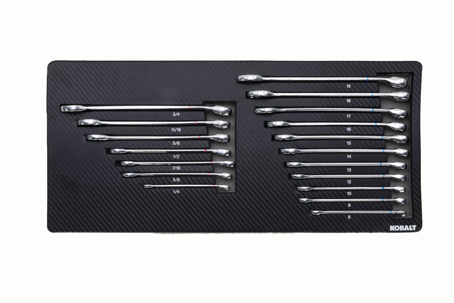 slide 5 of 6, Kobalt 300 -Piece Standard (SAE) and Metric Mechanics Tool Set (no case), 1 ct