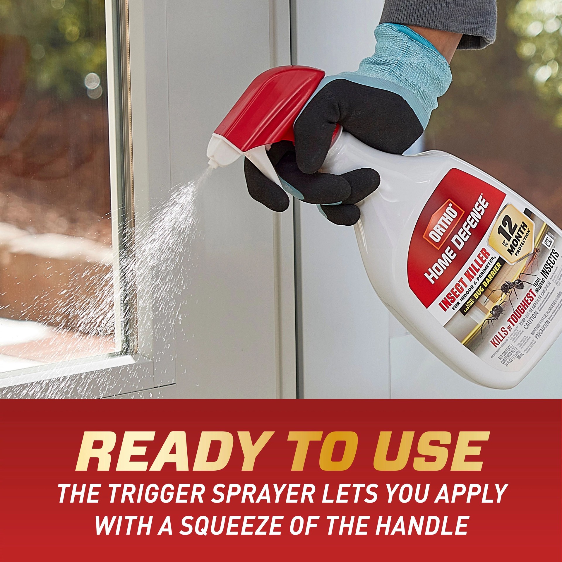 slide 5 of 6, ORTHO Home Defense 24.0 -oz Trigger spray Insect killer, 1 ct