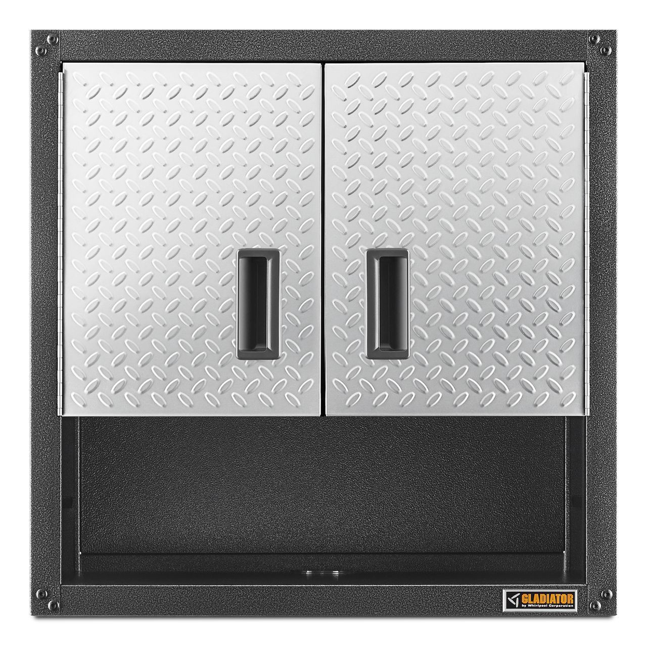 slide 1 of 6, Gladiator Ready-to-Assemble 3/4 Door Wall GearBox 28-in W x 28-in H x 12-in D Wall-mounted Steel Garage Cabinet in Gray, 1 ct