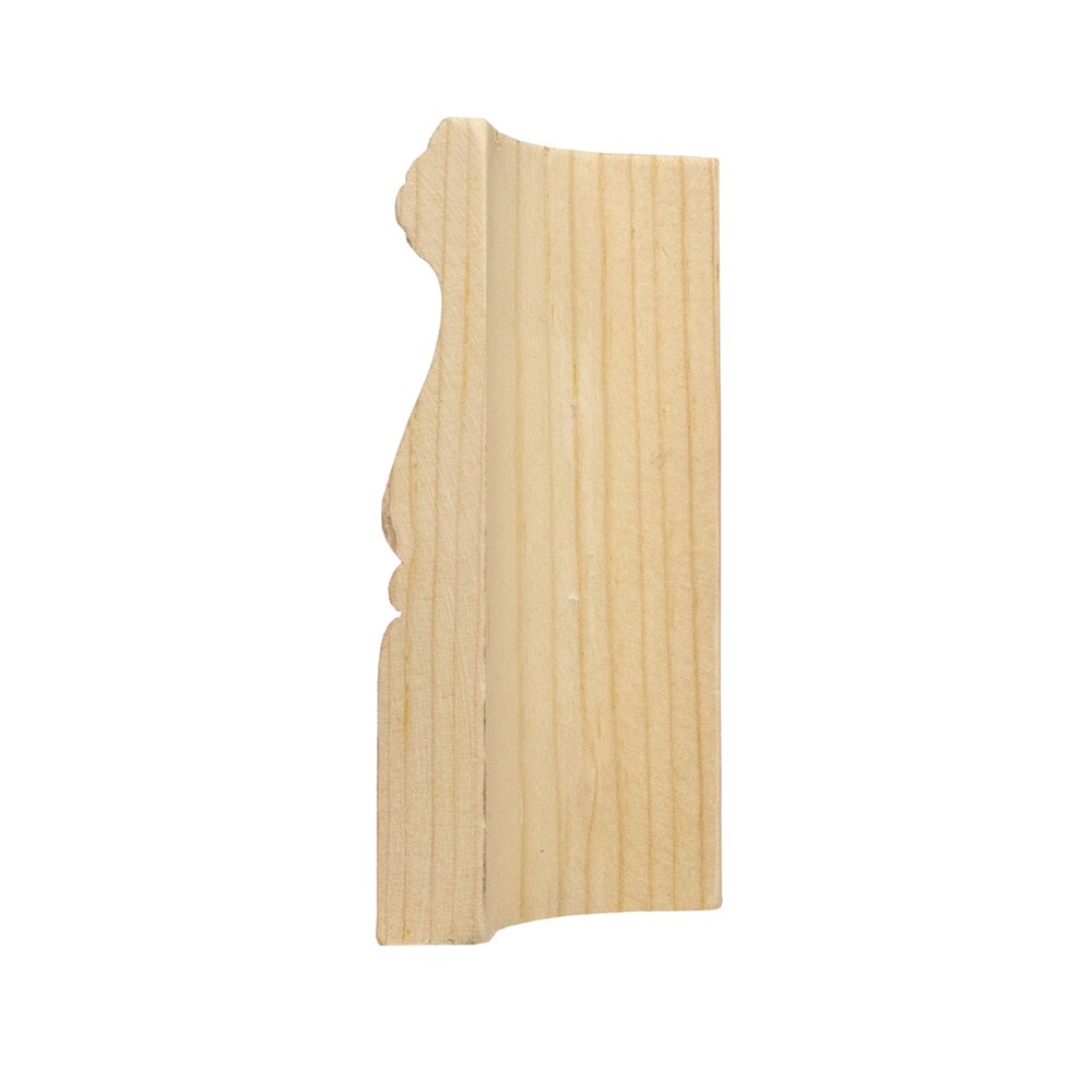 slide 4 of 6, RELIABILT 4-in x 15/32-in Interior Unfinished 3083 Radius corner Baseboard Moulding Block, 1 ct