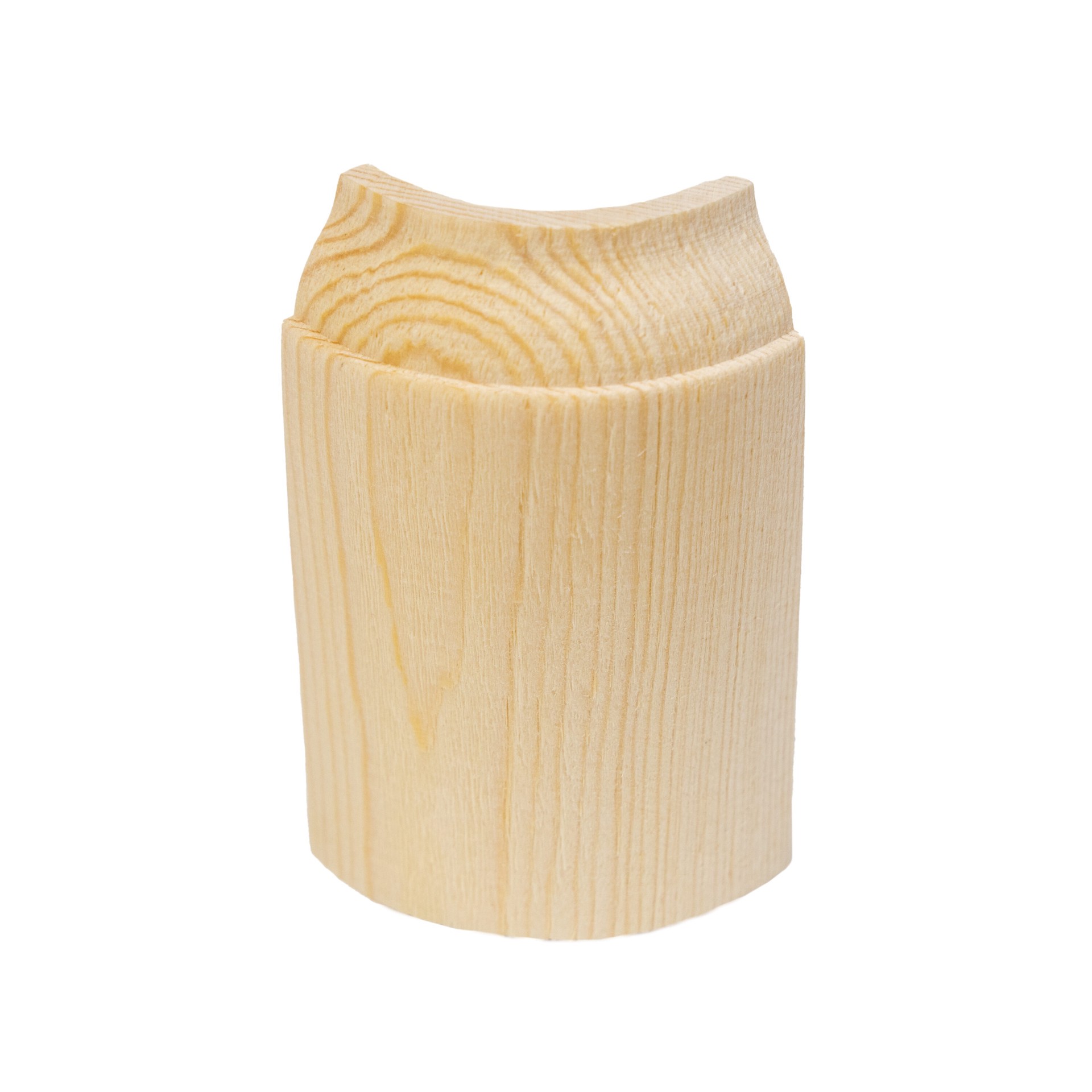 slide 1 of 6, RELIABILT 3-1/4-in x 15/32-in Interior Unfinished 623 Radius corner Baseboard Moulding Block, 1 ct