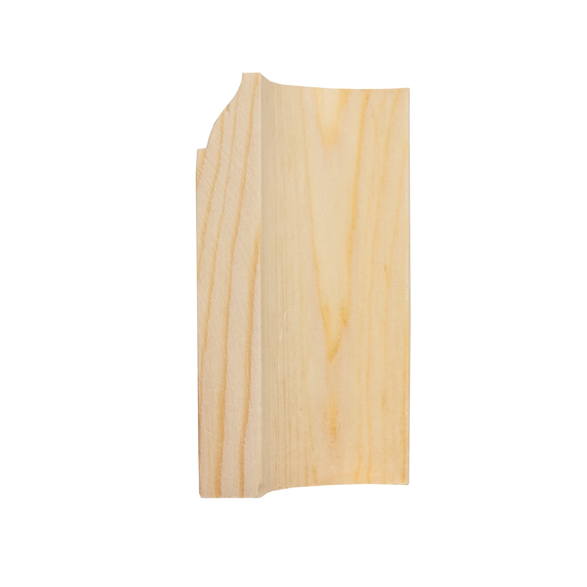 slide 4 of 6, RELIABILT 3-1/4-in x 15/32-in Interior Unfinished 623 Radius corner Baseboard Moulding Block, 1 ct