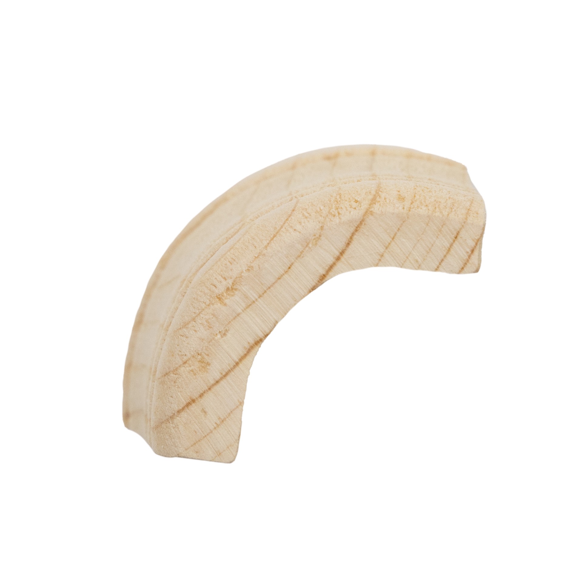 slide 2 of 6, RELIABILT 3-1/4-in x 9/16-in Interior Unfinished 3200 Radius corner Baseboard Moulding Block, 1 ct