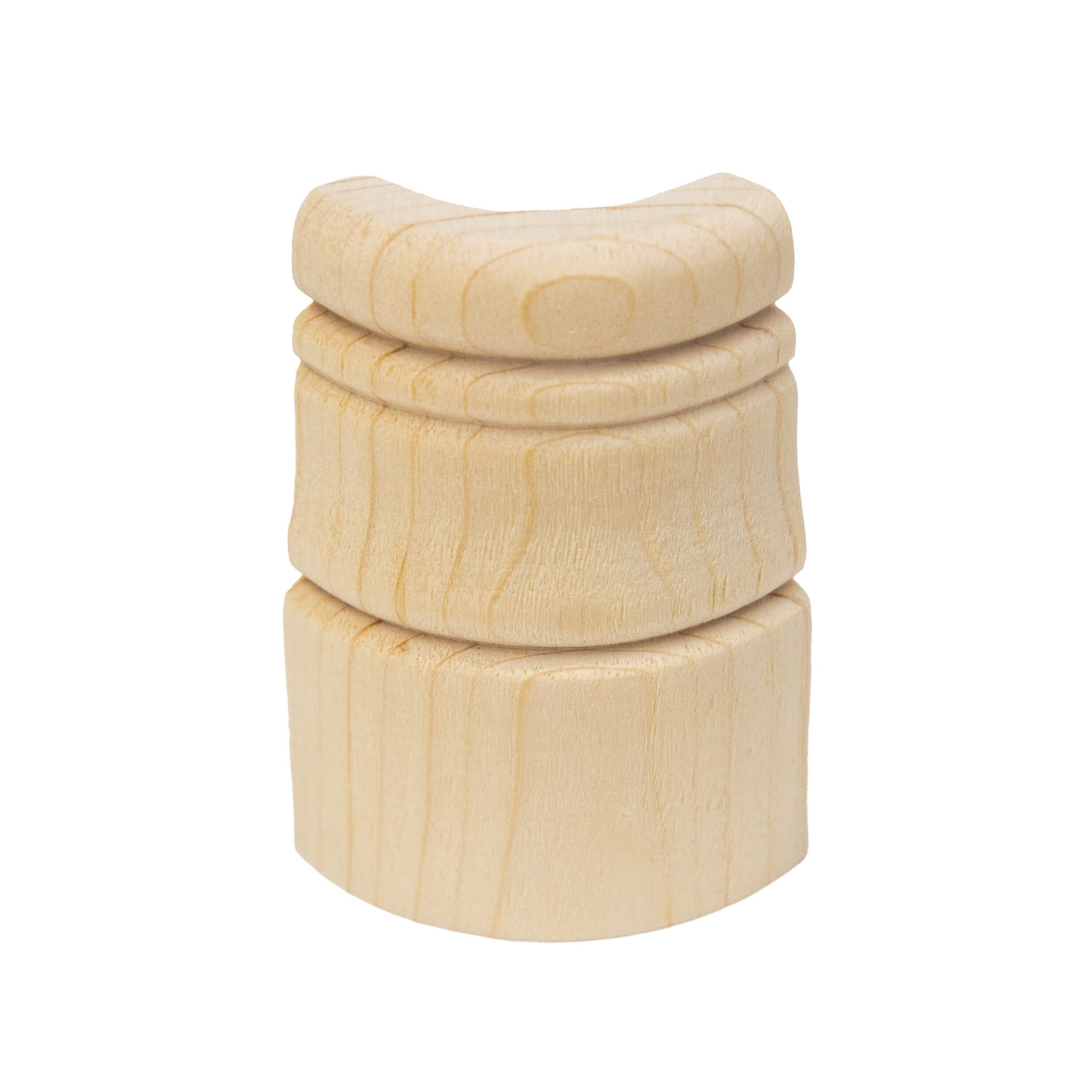 slide 1 of 6, RELIABILT 3-1/4-in x 9/16-in Interior Unfinished 3200 Radius corner Baseboard Moulding Block, 1 ct