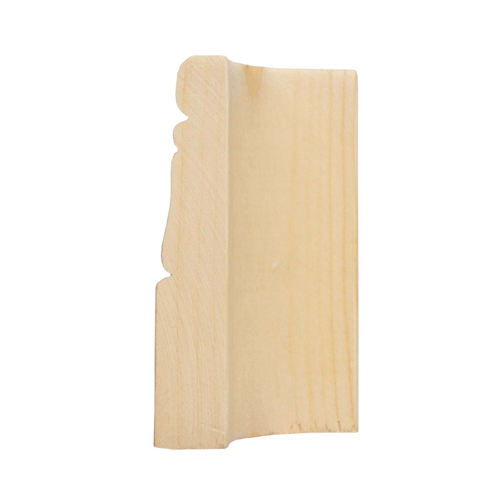 slide 4 of 6, RELIABILT 3-1/4-in x 9/16-in Interior Unfinished 3200 Radius corner Baseboard Moulding Block, 1 ct