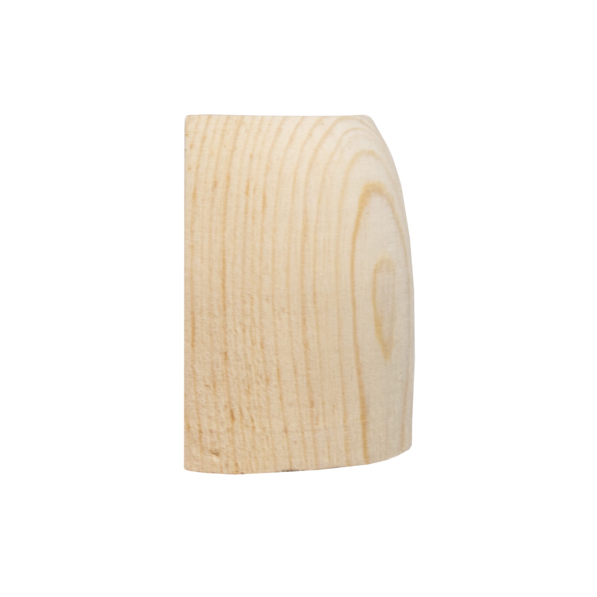 slide 3 of 6, RELIABILT 2-1/4-in x 1/2-in Interior Unfinished 3726 Outside corner Baseboard Moulding Block, 1 ct