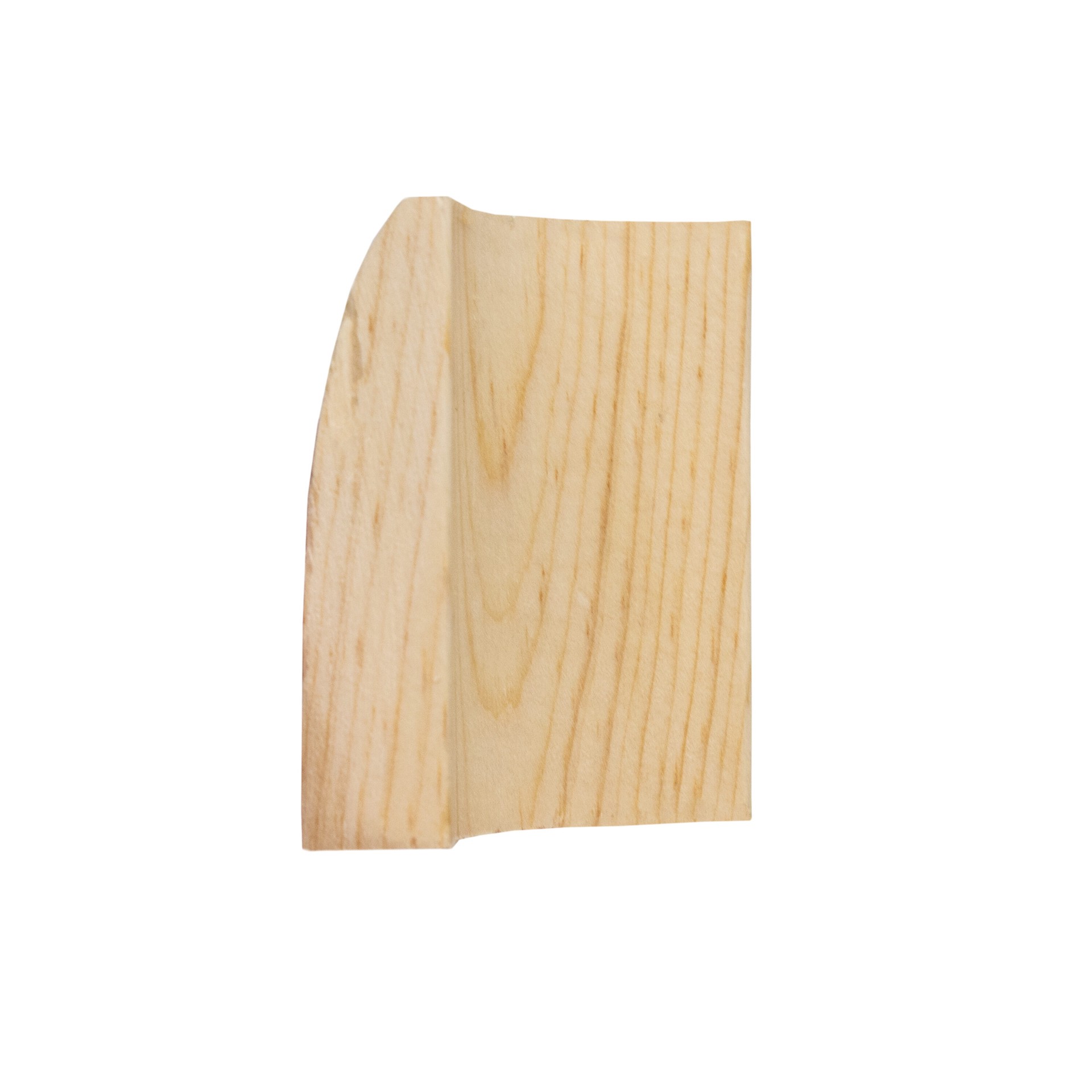 slide 4 of 6, RELIABILT 2-1/4-in x 1/2-in Interior Unfinished 3726 Outside corner Baseboard Moulding Block, 1 ct