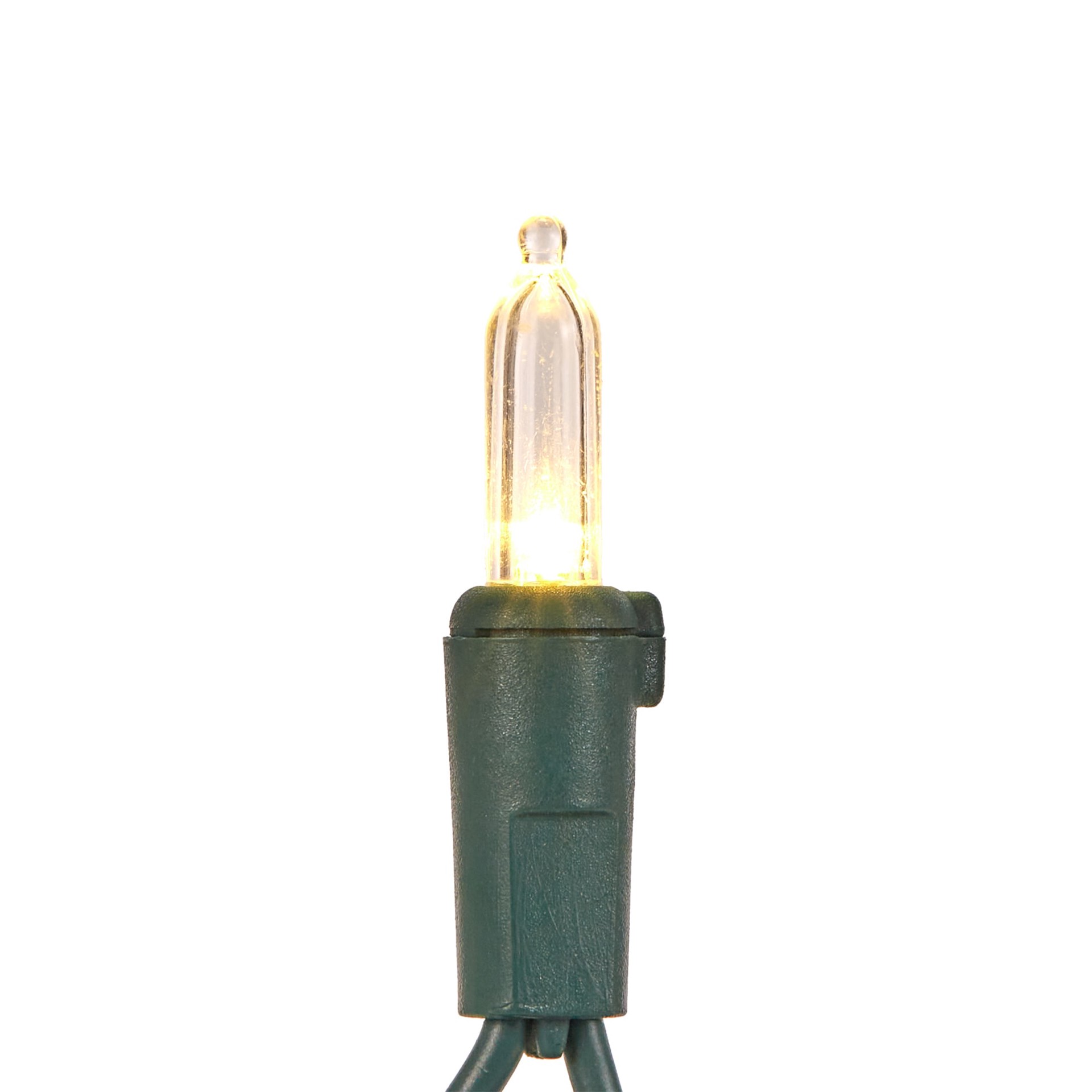 slide 3 of 6, GE StayBright 50 -Count 12.2-ft White LED Plug-In Christmas String Lights, 