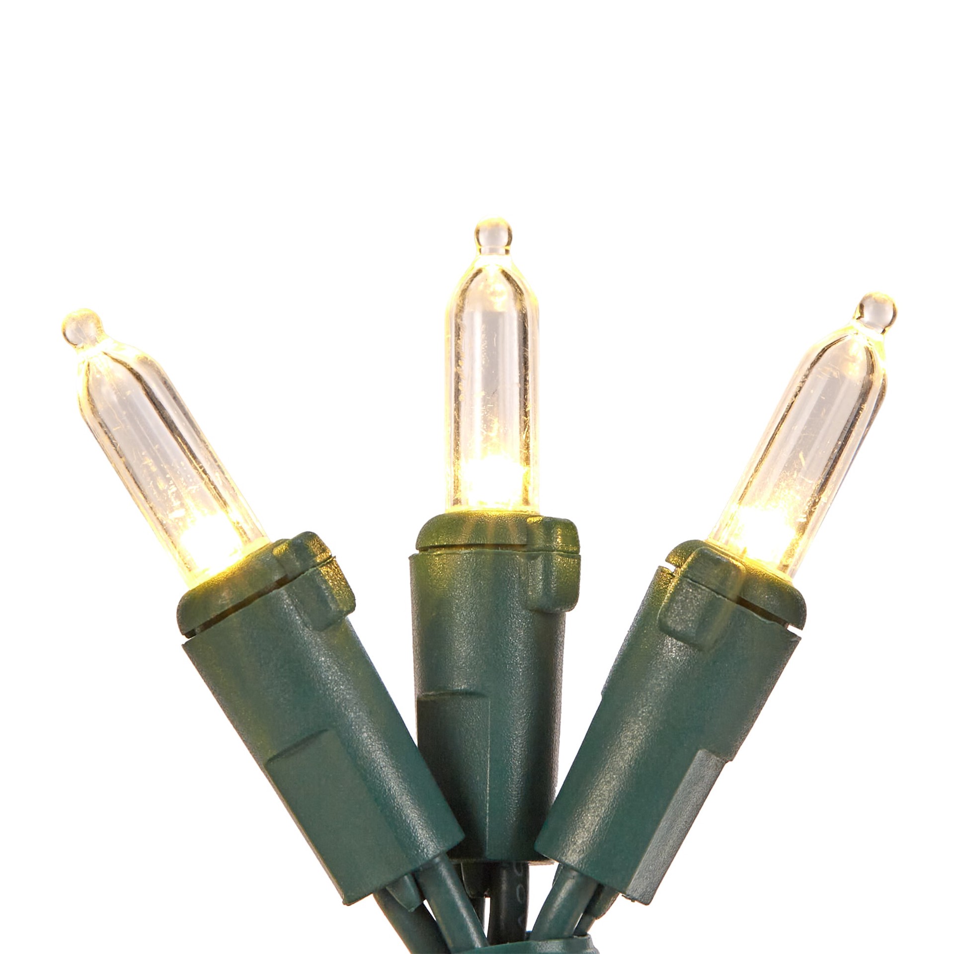 slide 5 of 6, GE StayBright 50 -Count 12.2-ft White LED Plug-In Christmas String Lights, 