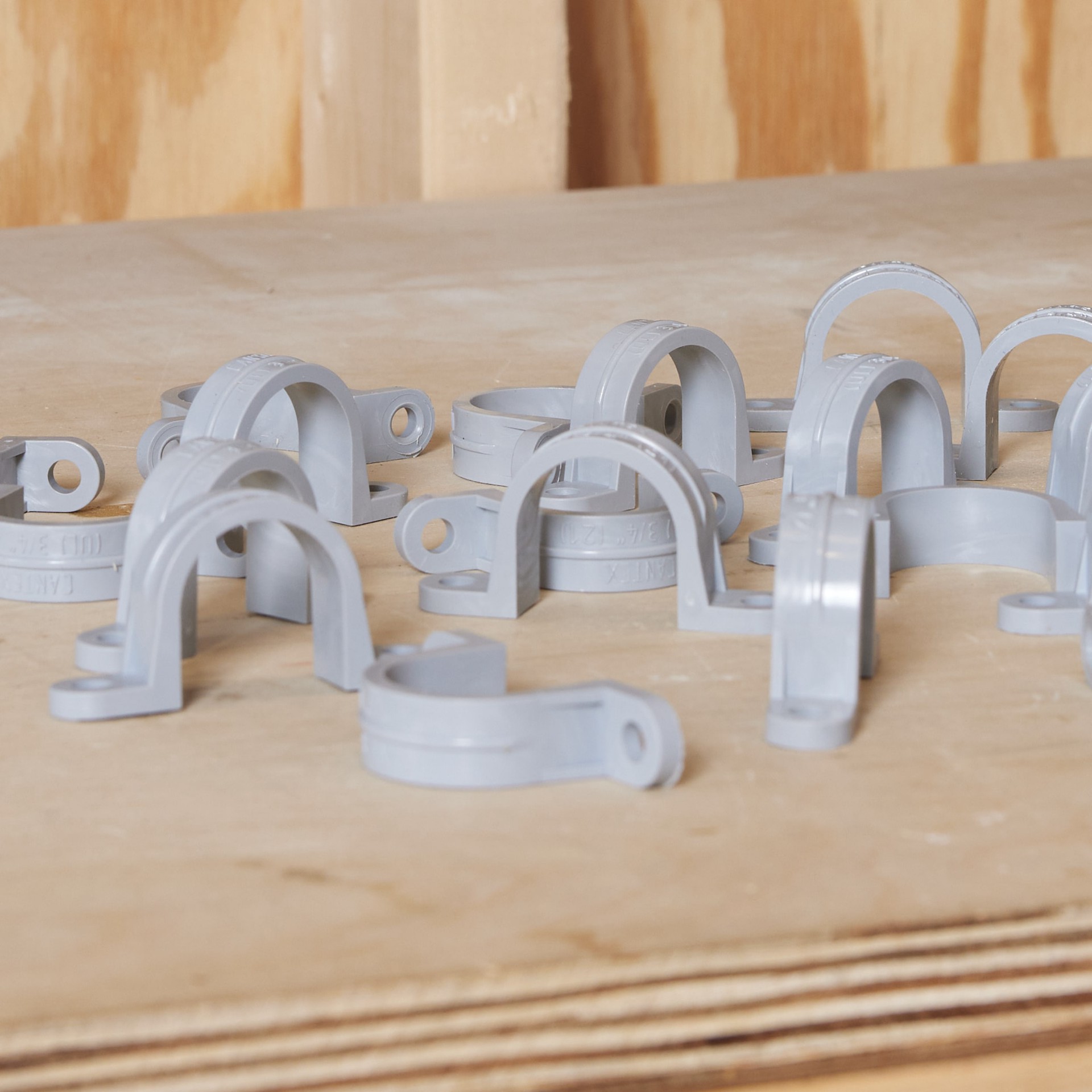 slide 5 of 6, CANTEX 3/4-in Schedule 40, Schedule 80 Plastic Two-hole Clamp Conduit Fittings, 1 ct