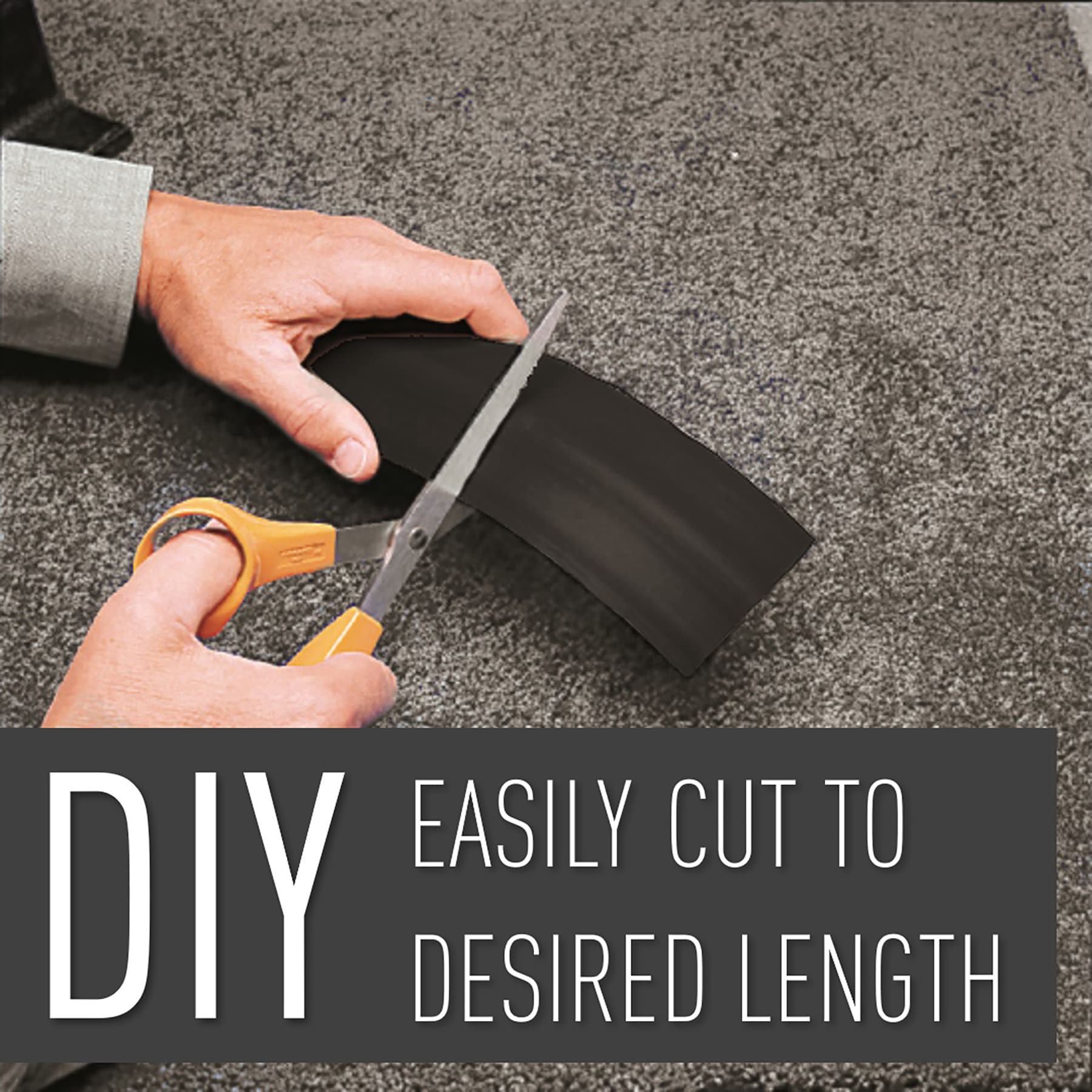 slide 3 of 6, Legrand Corduct 15-ft x 2.5-in PVC Black Overfloor cord protector, 1 ct