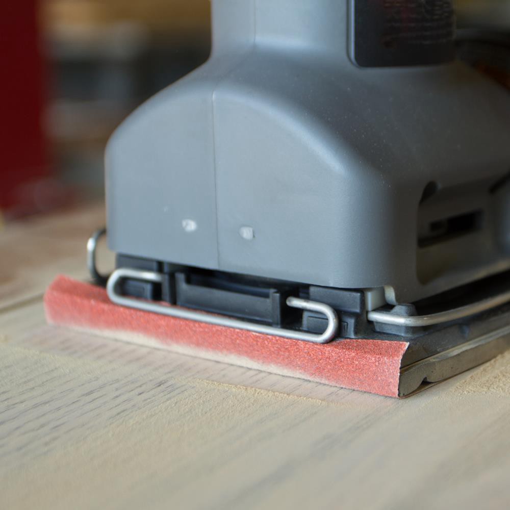 slide 6 of 6, Gator 1/4 Sheet Red Resin 320 Grit 25pk 25 -Piece Aluminum oxide 320 -Grit Sheet Sandpaper, 1 ct