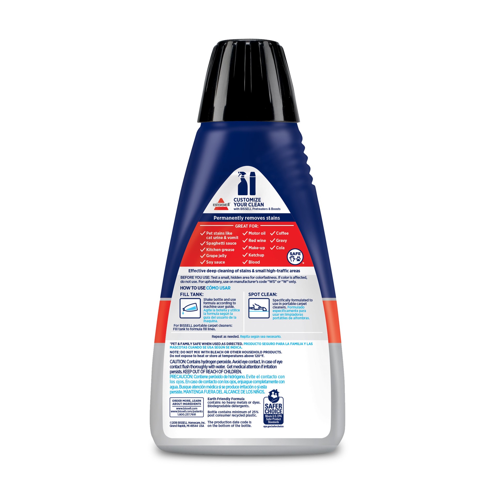 slide 2 of 6, BISSELL PRO OXY Spot and Stain Carpet cleaner Liquid 32-oz, 1 ct