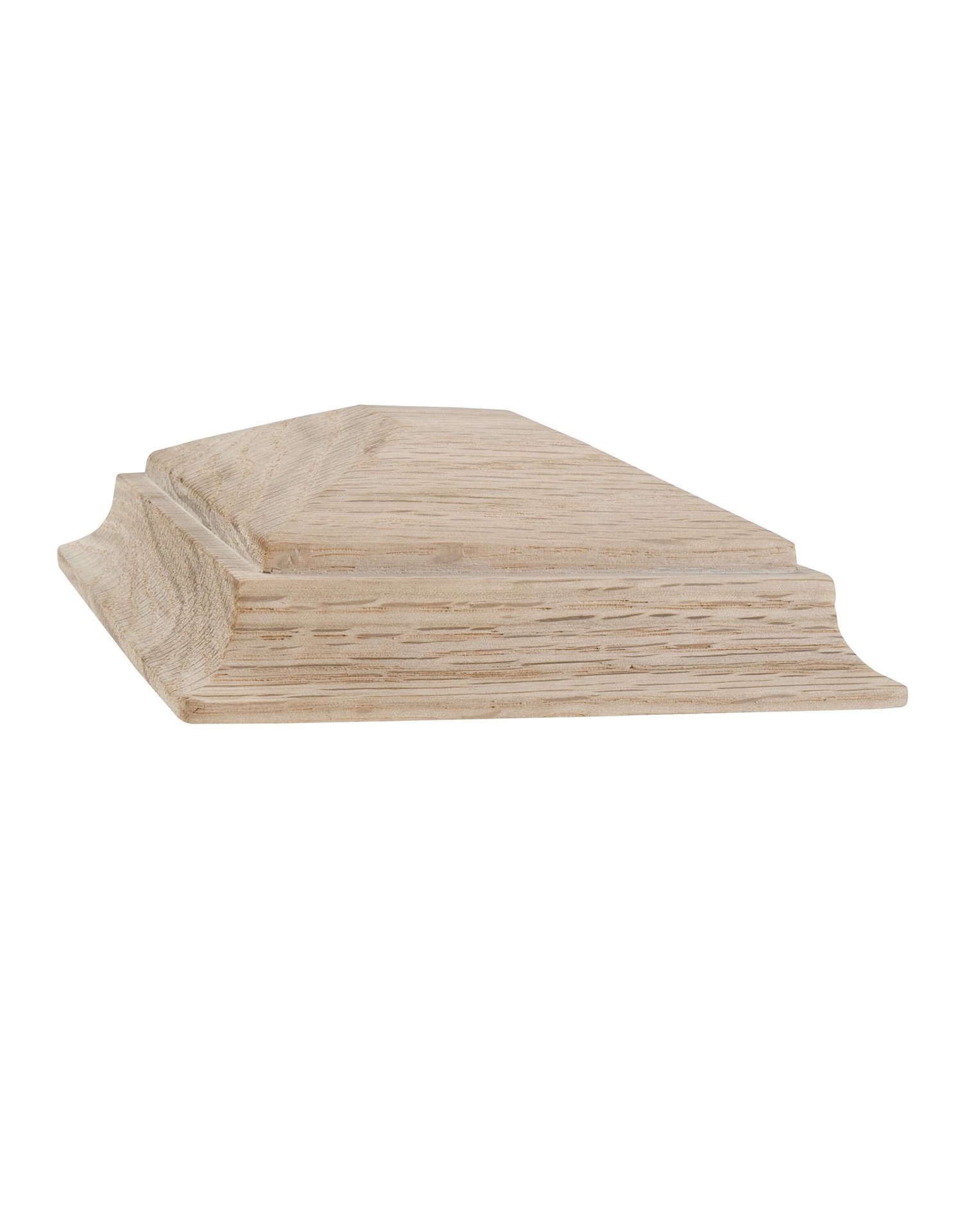 slide 6 of 6, Crown Heritage 57.406-in x 8.0313-in Unfinished Red oak Universal Stair Newel Post, 1 ct