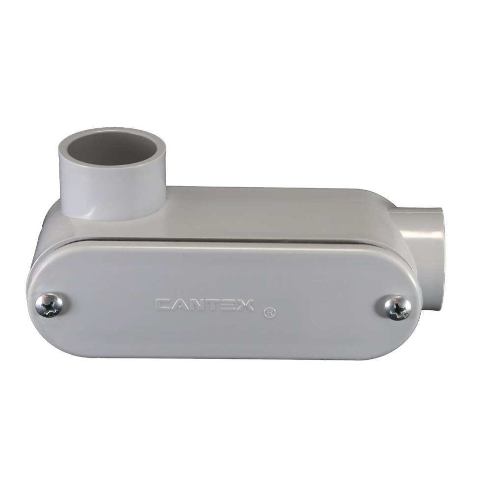 slide 2 of 5, CANTEX Conduit Body 3/4-in PVC Type LL conduit bodies, 1 ct