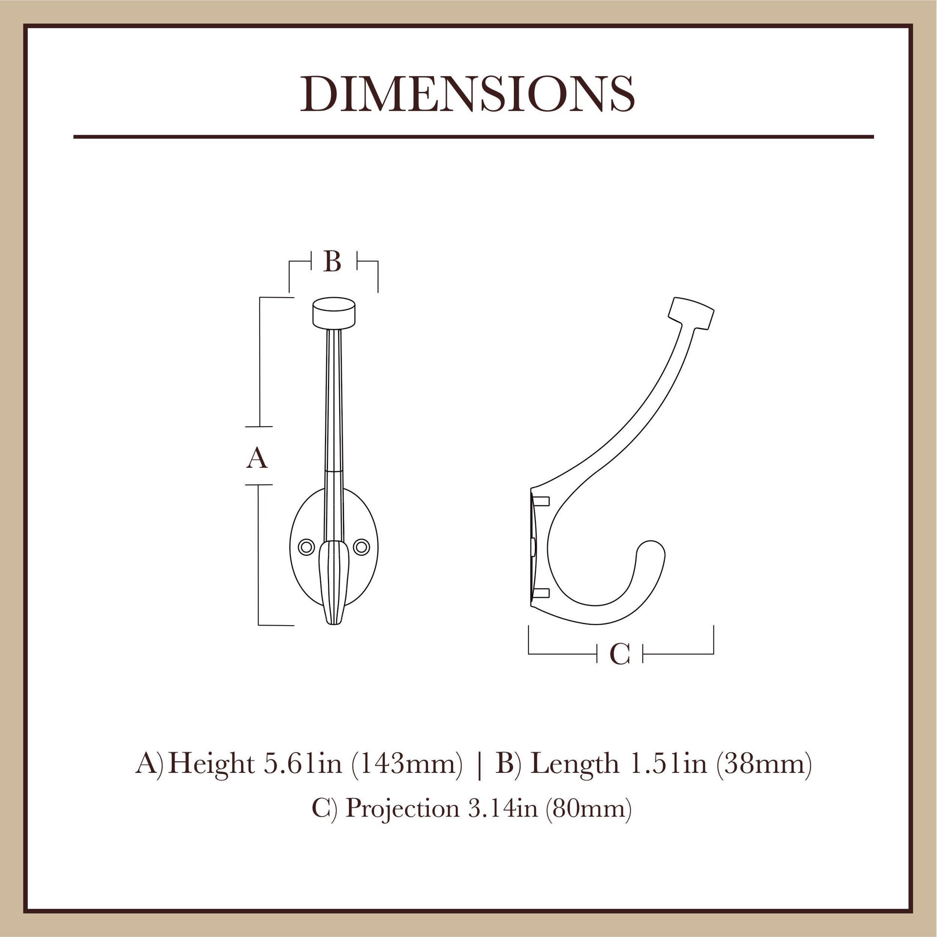 slide 3 of 6, allen + roth 1 -Hook 3.1417-in x 5.6102-in H Matte Black Decorative Wall Hook ( 25-lb Capacity), 1 ct