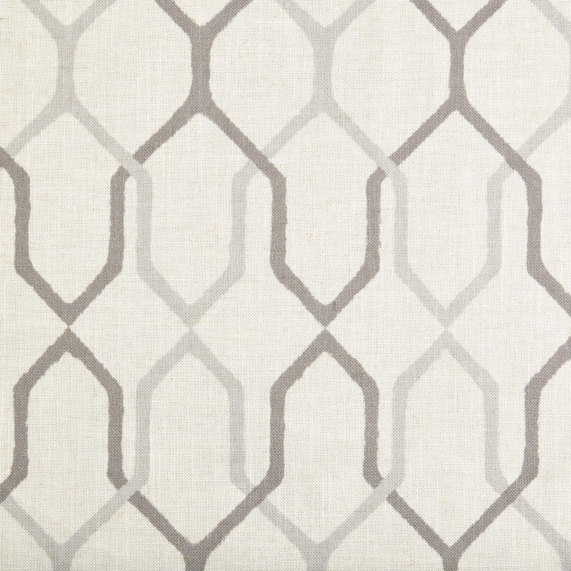 slide 2 of 6, allen + roth 84-in Mushroom Geometric Blackout Thermal lined Grommet Single curtain panel, 1 ct