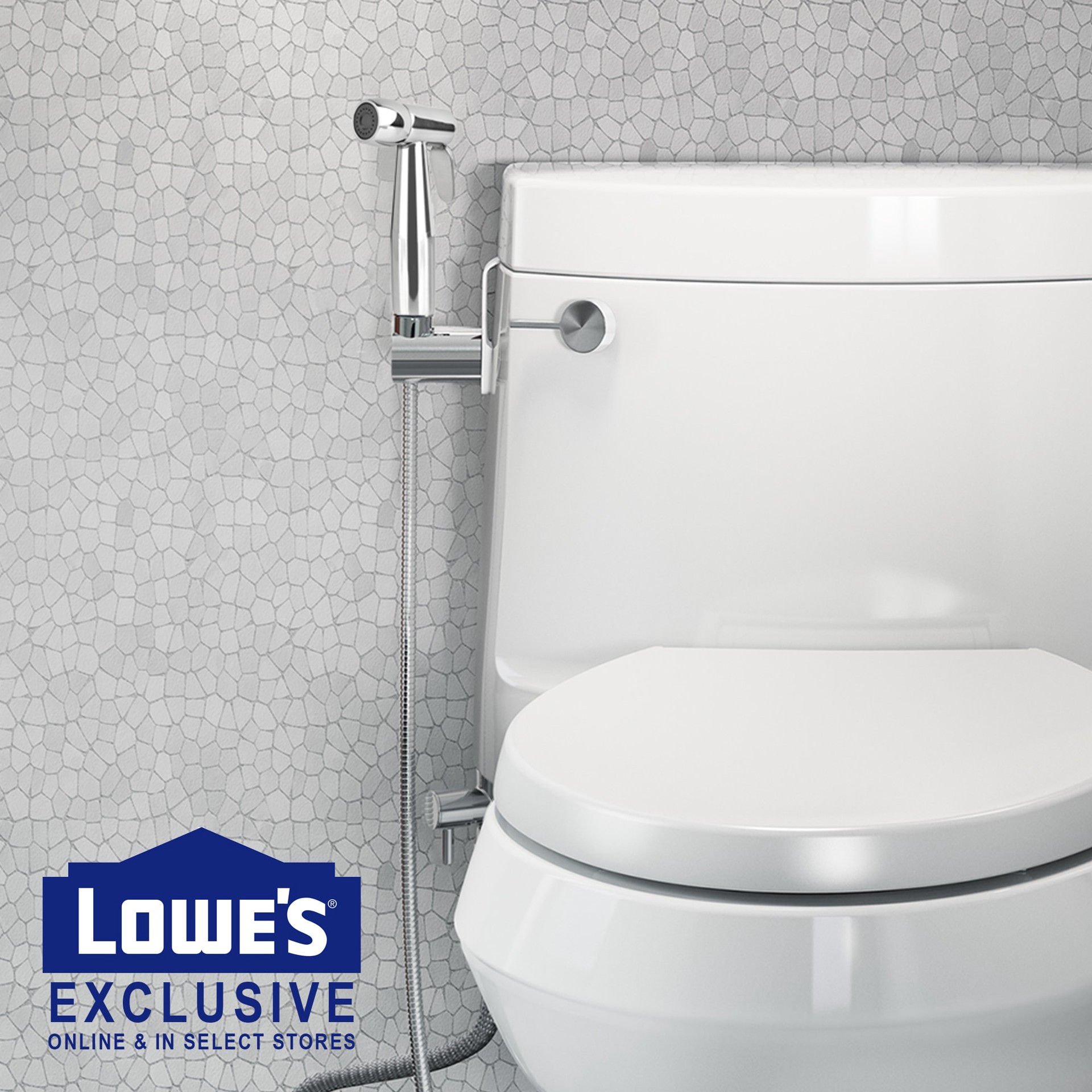 slide 2 of 6, Brondell Stainless Steel Toilet Mounted Handheld Bidet Sprayer, 1 ct