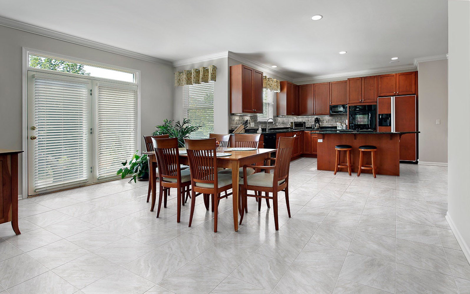 slide 4 of 6, Style Selections Colorado Grey 18-in x 18-in Glazed Ceramic Stone Look Floor and Wall Tile (2.168-sq. ft/ Piece), 1 ct