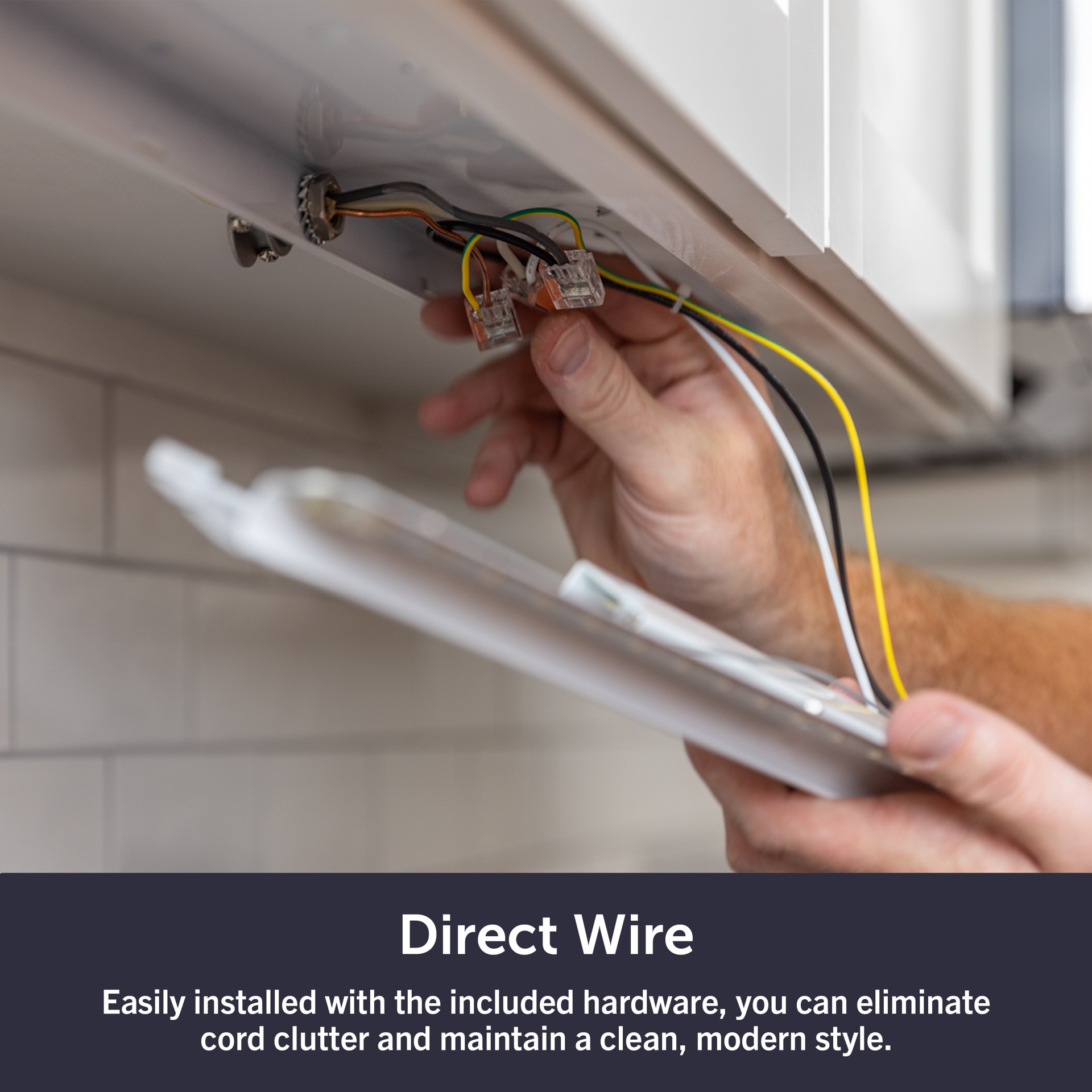 slide 5 of 6, Utilitech 24-in Hardwired LED Under Cabinet Light Bar, 1 ct