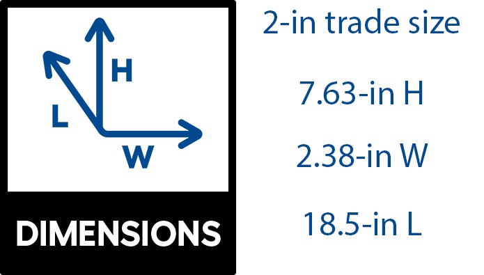 slide 4 of 6, CANTEX 2-in 90 -Degree PVC Combination Elbow Conduit Fittings, 1 ct