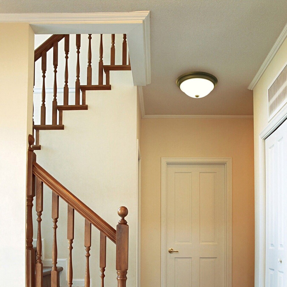 slide 5 of 6, Project Source 1 -Light 13-in Brushed Nickel Integrated LED Flush Mount Light, 1 ct