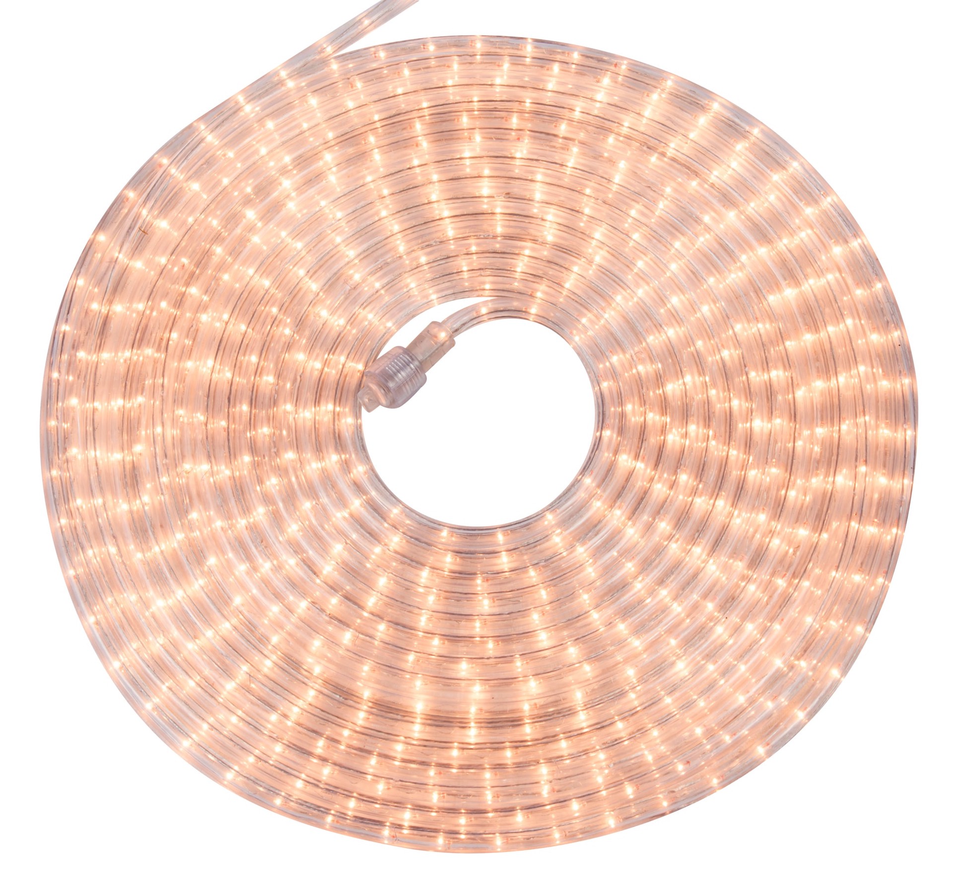 slide 3 of 6, Utilitech Indoor/Outdoor 48-ft Integrated LED Warm White Rope Light, 1 ct