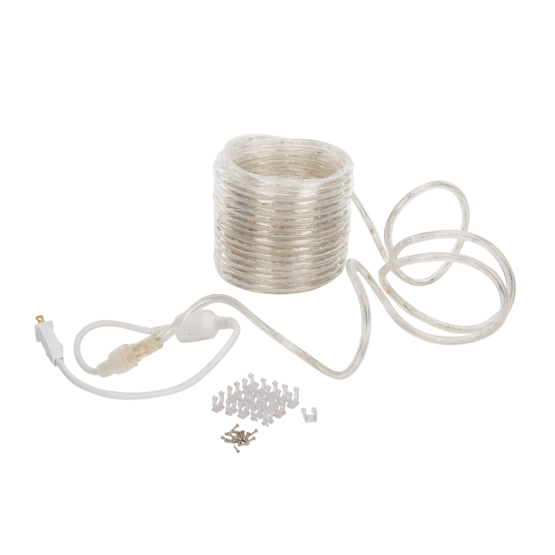 slide 4 of 6, Utilitech Indoor/Outdoor 48-ft Integrated LED Warm White Rope Light, 1 ct