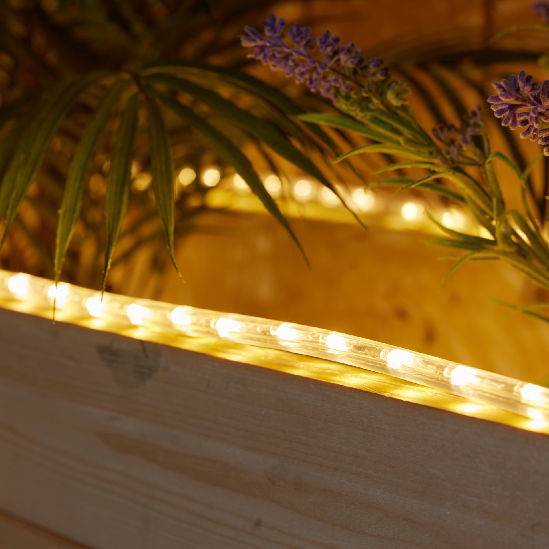 slide 1 of 6, Utilitech Indoor/Outdoor 48-ft Integrated LED Warm White Rope Light, 1 ct